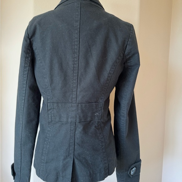 Roxy Charcoal Double-Breasted Pea Coat - Picture 2 of 7